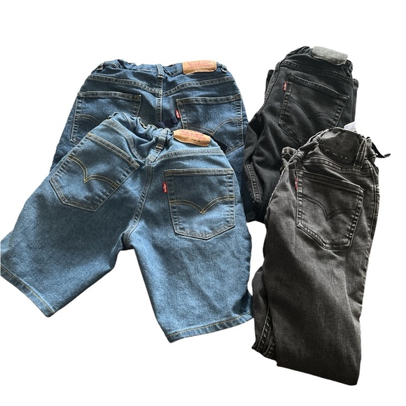 Big Boys Levi's Blue and Black Denim Collection - Picture 1 of 4